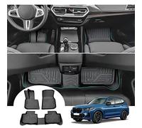 GAFAT 2017-2023 2024 B-M-W X3 G01 Alfombrillas Delanteras, X3 G01 Alfombrillas X3 Alfombrillas TPE Original 3D Escáner Extra Alto 6-10 CM Borde, Compatible con BMW X3 G01 Accesorios