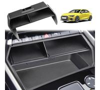 GAFAT Compatible con Audi A3 8Y Sportback 2020-2023 2024 Caja de almacenamiento para la consola central, organizador de bandeja para el A3 Sportback, bandejas A3, organizador de la consola central
