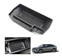 GAFAT Compatible con Citroen DS 4 2021-2025 2026 Caja de Almacenamiento Consola Central, DS4 2024 Reposabrazos Organizador Bandeja de Reposabrazos Central Guantera, DS 4 Accesorios (Negro)