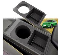 GAFAT Compatible con Renault 5 E-Tech 4 E-Tech 4 E-Tech EV 2025 2026 2027 Organizador Consola Central 2 en 1, con Soporte Bebidas & Estante, R5 R4 Electrico Accesorio, con Esteras, Multifuncionales