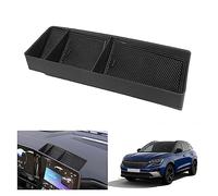 GAFAT Compatible con Renault Austral/Espace VI/Rafale 2023 2024 12" Consola Central Caja de Almacenamiento, 12" Austral E-Tech Hybrid OpenR Pantalla Organizador Bandeja Organizadora [ No para 9" ]