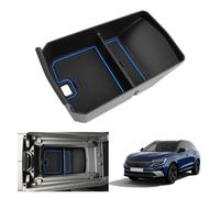 GAFAT Compatible con Renault Austral/Espace VI/Rafale 2025 2026-2023 Consola Central Caja de Almacenamiento, Austral E-Tech Hybrid Reposabrazos Organizador Bandeja, Accesorios Austral (Azul)