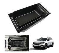 GAFAT Compatible con Renault Austral/Espace VI/Rafale 2025 2026-2023 Consola Central Caja de Almacenamiento, Austral E-Tech Hybrid Reposabrazos Organizador Bandeja Guantera, Accesorios Austral(Blanco)