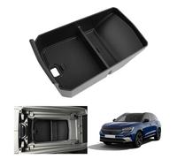 GAFAT Compatible con Renault Austral/Espace VI/Rafale 2025 2026-2023 Consola Central Caja de Almacenamiento, Austral E-Tech Hybrid Reposabrazos Organizador Bandeja, Accesorios Austral (Negro 1)