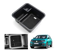 GAFAT Compatible con VW T-Cross 2018-2024 2025 Consola Central, Caja de Almacenamiento, T Cross R-Line SE 2024 Reposabrazos Organizador Bandeja Guantera, Accesorios T-Cross (Negro)