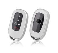 GAFAT Funda Protectora de Controles HR-V Civic 2022-2023 TPU Compatible con Honda HR-V Llave de Gel Sistemático (Plata)