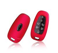 GAFAT Hyunda-i Tucson NX4 / Ioniq 5 / Nexo/Sante Fe 2021 2022 2023 2024 Funda Protectora para Llave de Coche, Gel de sílice TPU (Rojo)
