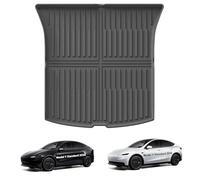 GAFAT Nuevo Tesla Model Y Standard 2026 2027 Juniper Alfombrilla para Maletero, Model Y Standard 2026 Accesorios Alfombras TPE Todo Tipo de Clima, Fácil de Plegar y Lavar, Borde Alto 3D OEM Original