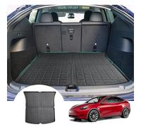 GAFAT Tesla Model Y 2021-2023 2024 Alfombrilla para Maletero, Model Y 2022 Alfombrilla para Maletero TPE de Borde Alto Original Escáner 3D, Plegable, Tesla Model Y 2024 Accesorios [1 Piezas]