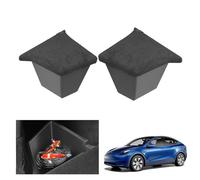 GAFAT Tesla Model Y 2021-2024 Organizador de Maletero, TPE Resistente al Agua, Model Y 2023 Almacenamiento para Lado del Maletero, con Tapa Flocada, Tesla Model Y Accesorios [2 pzs] (No para 2025)