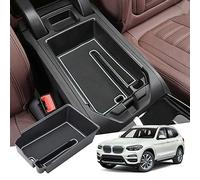 GAFAT X3 G01/ X4 G02/ Nuevo iX3 2019-2023 2024 Consola Central Caja de Almacenamiento, X3 iX3 X4 Reposabrazos Organizador Bandeja Reposabrazos Central Guantera (Blanco)