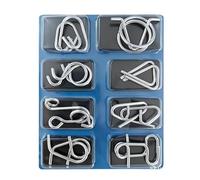 gafdu de Metal para Niños | Juego de Anillas de Hierro para Abrir y Desatar - de Anillos Desenredables | para Adultos Adolescentes en Casa Cumpleaños Aulas Viaje