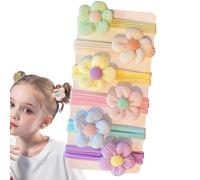 gafdu Lazos para el cabello para niñas pequeñas, lazos para el cabello para niños pequeños | 6X Bandas para el Cabello con Lazo Portátiles | Soportes elásticos para cola de caballo, lindos accesorios