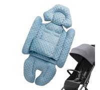 gafdu Soporte para la cabeza del bebé para asiento de coche, inserto para asiento de coche de bebé, Soporte corporal para bebés para niños pequeños, Cojín transpirable para cochecito y asiento
