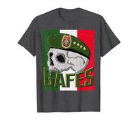 GAFE GAFES Fuerza Especial Mexicana Fuerzas Especiales Patriota Camiseta, Hombre, Jaspeado Oscuro, 4XL