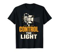 Gaffer Técnico de iluminación Equipo de Cine Departamento Eléc Camiseta