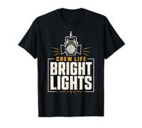 Gaffer Técnico de iluminación Equipo de Cine Departamento Eléc Camiseta