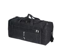 GAFNED Bolsa de equipaje de viaje para gimnasio, gran capacidad, para viajes de negocios, deportes, portátil, multifunción, de lona, para hombre, Negro XL, Talla única