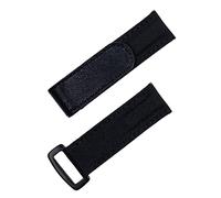 GAFNED Correa de reloj colorida de tela de nailon y cuero de 20mm para correa de reloj DAYTONA SUBMARINER GMT Yacht-Master DateJust(Blk blk buckle)