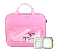 Gaga city Bolsa de Transporte Compatible con LEXIBOOK Ordenador Portátil Educativo Bilingüe, Rosa