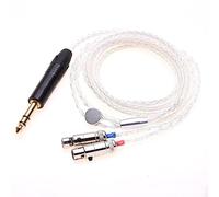 GAGACOCC Cable de actualización de auriculares chapado en plata de 1/4, 6,35 mm, 8 núcleos, compatible con Audeze LCD-2 LCD-3 LCD-4 LCD-X LCD-XC de 2 m