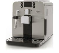 Gaggia RI9305/11 Brera - Cafetera Automática, para Espresso y Capuchino, Café en Grano o Molido, 1400 W, Plata/Negro, 100% Made in Italy