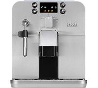 Gaggia Brera Silver, Cafetera Automática para Espresso y Cappuccino, Café en Grano o Molido, RI9305/01, 1400W, Plata, 100% Made in Italy