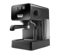 Gaggia Cafetera manual estilo espresso y máquina de capuchino con espumador de leche, color negro piedra
