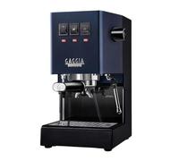 Gaggia Classic E24 Evo Pro - Cafetera manual para café expreso con caldera de latón y válvula solenoide, azul clásico