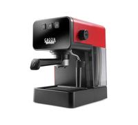 Gaggia Cafetera manual estilo espresso y máquina de capuchino con espumador de leche, rojo lava