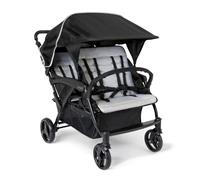 GAGGLE - Odyssey | Silla de paseo de 4 plazas, plegable, fácil de guardar - 6 meses a 4 años - Arnés ajustable en 5 puntos | Asientos ajustables | Parasol para silla de paseo