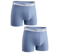 gagli Calzoncillos Tipo bóxer para Hombre: Ropa Interior Transpirable para Hombre con Cintura elástica Suave, Absorbe la Humedad, Paquete de 2, Azul Oscuro, XX-Large