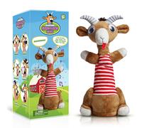 Gagster Screaming Goat Dancing Toy - Mimicking Toy for Kids - Juguete que repite lo que dices cantar y hablar Yodeling Electronic para cualquiera que