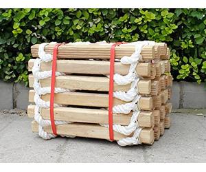 GAGULHAH Escalera de Cuerda de Seguridad de 12 m, Escalera de Cuerda de Emergencia, Escalera de Escape contra Incendios, Escalera Blanda de poliéster para Trabajar en Alturas, formación