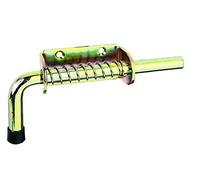 Gah-Alberts 204495 - Pestillo con muelle sin cierre (85 x 40 mm, pasador de 14 x 160 mm, galvanizado dorado)