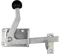 Gah-Alberts 210373 - Pestillo para verja (ancho de la placa: 80 mm, algo: 100 mm, galvanizado en amarillo)