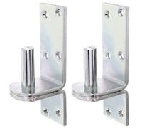 GAH-Alberts 311087 311513 - Juego de 2 topes con ganchos DI o DII, galvanizados en amarillo, mandril de 20 mm de diámetro, placa de 189 x 60 mm