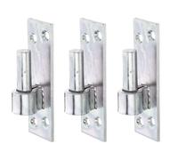 GAH-Alberts 318680 318789 - Bisagra con gancho DI o DII, galvanizada en amarillo, diámetro del mandril: 13 mm, placa de 110 x 36 mm, juego de 3