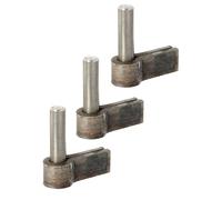 GAH-Alberts 410827 411022 - Juego de 3 aletas para soldar, acero, diámetro del mandril 20 mm, tamaño 50 x 95 mm