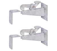 GAH-Alberts 410865 411756 - Soporte Puerta, Tope para puerta (galvanizado en caliente, 100 x 65 mm, altura de 50 mm, 2 unidades)