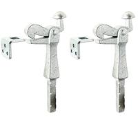 GAH-Alberts 410902 412821 - Tope de puerta para empotrar en hormigón, altura 191 mm, profundidad 52 mm, juego de 2