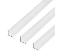 GAH-Alberts 498207 473655 - Perfil angular de aluminio, 1000 x 30 x 30 mm, color plateado anodizado | 3 unidades