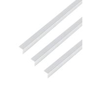GAH-Alberts 499358 488505 - Perfil angular autoadhesivo (aluminio, 1000 x 10 x 10 mm, 3 unidades)