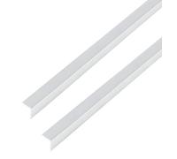 GAH-Alberts 499365 488529 - Perfil angular autoadhesivo (aluminio, 1000 x 20 x 20 mm, 2 unidades)