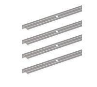 GAH-Alberts 499679 490133 - Perfil protector para bordes de escalera, perforado, aluminio anodizado, 1000 x 24,5 x 10 mm, juego de 4