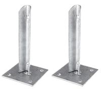 GAH-Alberts 663629 658632 - Soporte para postes de cercas (34 mm de diámetro, 2 unidades)