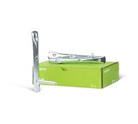 GAH-Alberts 800840 801984 - Soporte para llantas (galvanizado azul, profundidad 100 mm, altura 200 mm, 3 unidades)