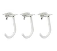 GAH-Alberts 800857 801991 - Ganchos para bicicleta (curvados, galvanizados azules, profundidad del gancho 90 mm, altura 115 mm, 3 unidades)