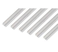 GAH-Alberts Perfil en U 499792 492519, aluminio, natural, 1000 x 15 x 10 mm, 6 unidades