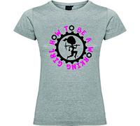 Gahibre 899 Camiseta mujer trabajadora, cuello redondo. Working Girl